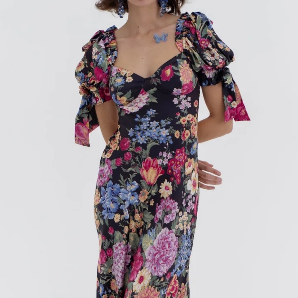 SOLD Selkie Puck Poet Slip Dress - Picture 1 of 2